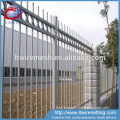 Powder coated morden and durable wrought iron fence rails